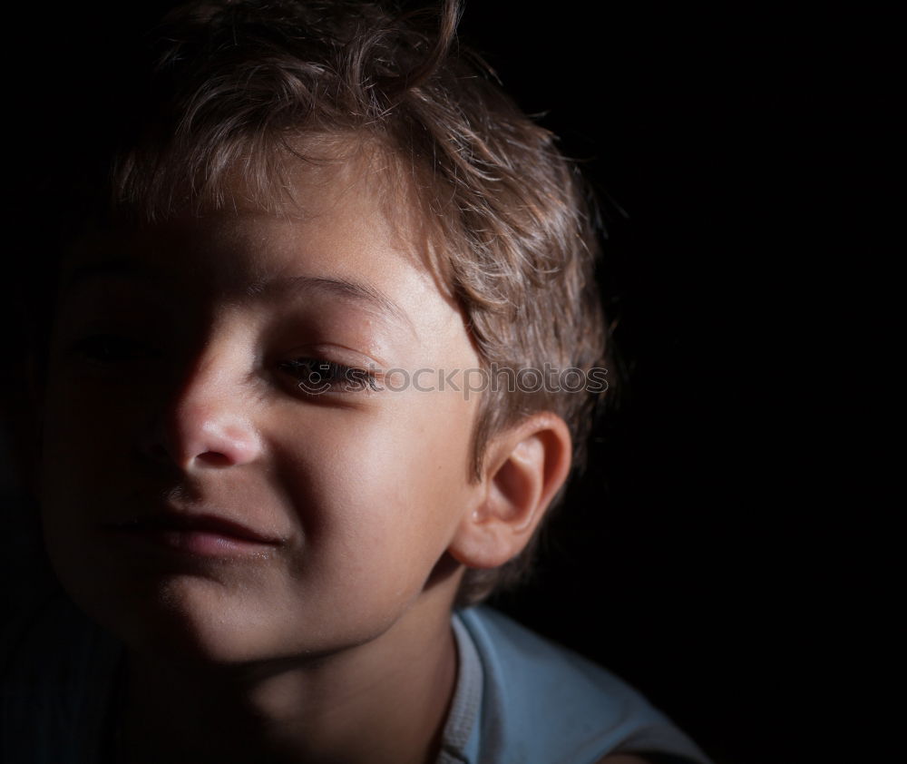 Similar – Image, Stock Photo Child in spot of sunlight