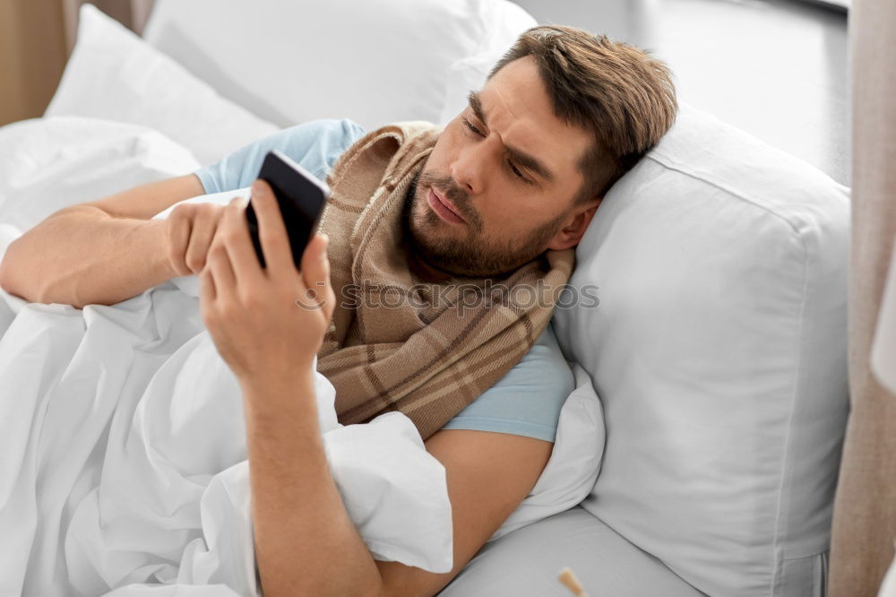Similar – Image, Stock Photo Young couple reading book on couch at home
