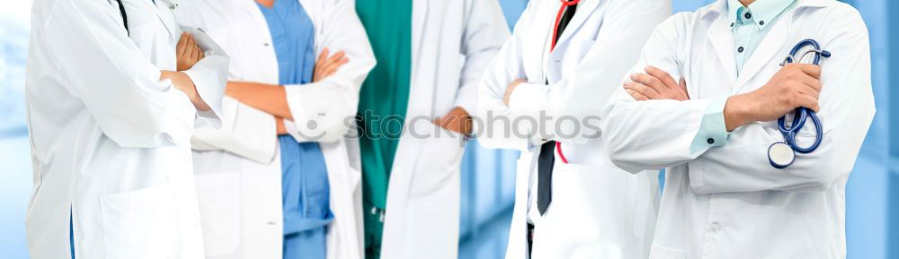 Image, Stock Photo People co-working in lab
