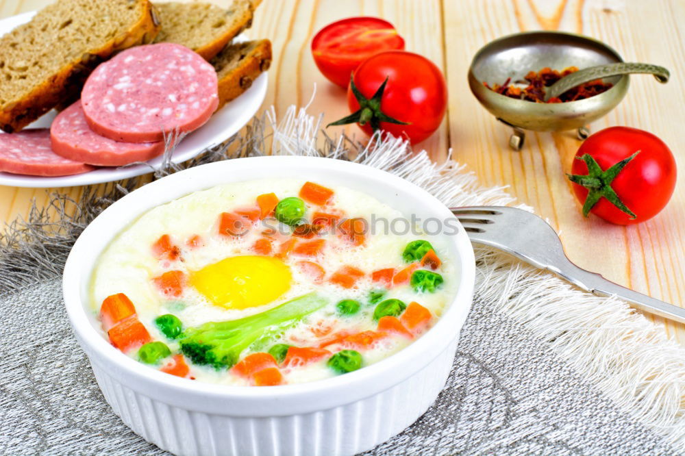 Similar – Image, Stock Photo Woman eating quinoa and vegetables in bowl