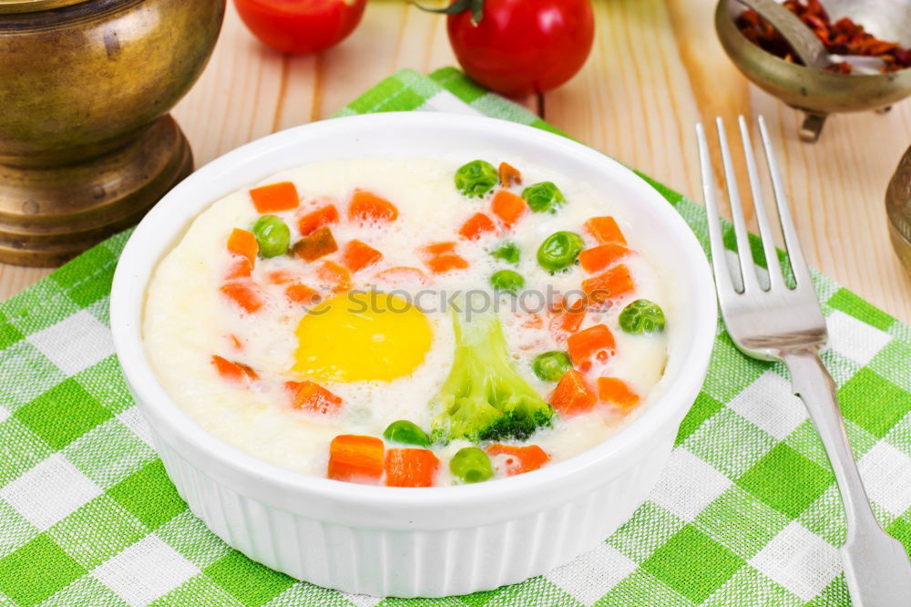 Similar – Image, Stock Photo Tasty food fried egg pan