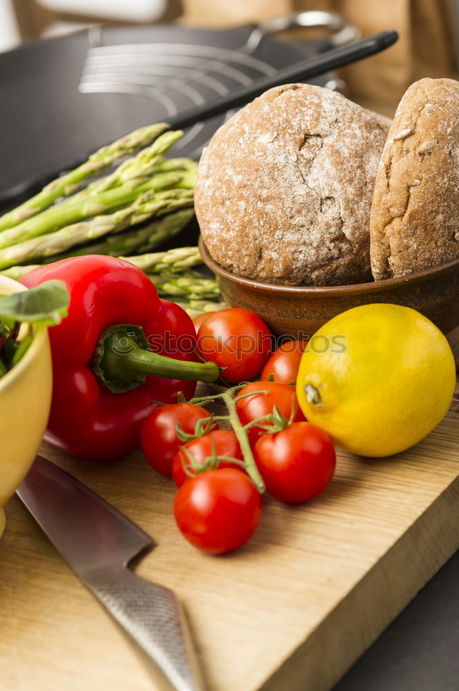Similar – Image, Stock Photo Vegetarian sandwich
