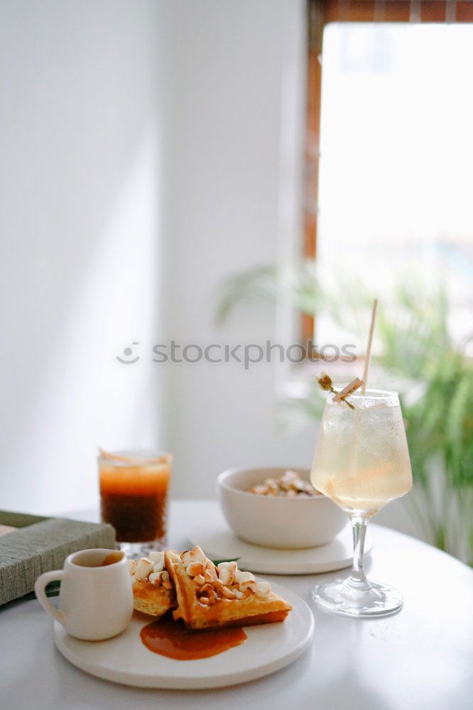 Image, Stock Photo cafe Dough Baked goods