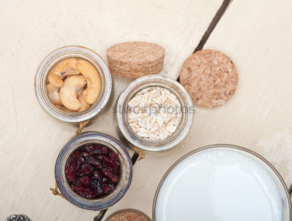 Similar – Image, Stock Photo Ingredients for a healthy breakfast