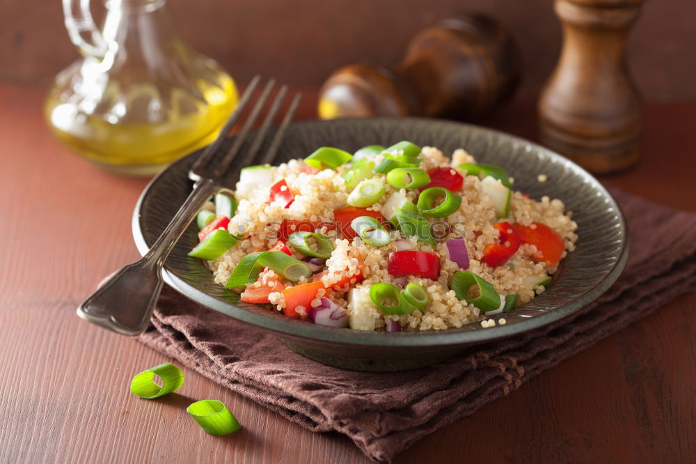 Image, Stock Photo Risotto with vegetables