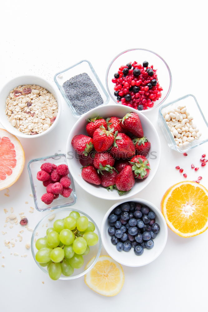 Similar – Image, Stock Photo Ingredients for a healthy breakfast