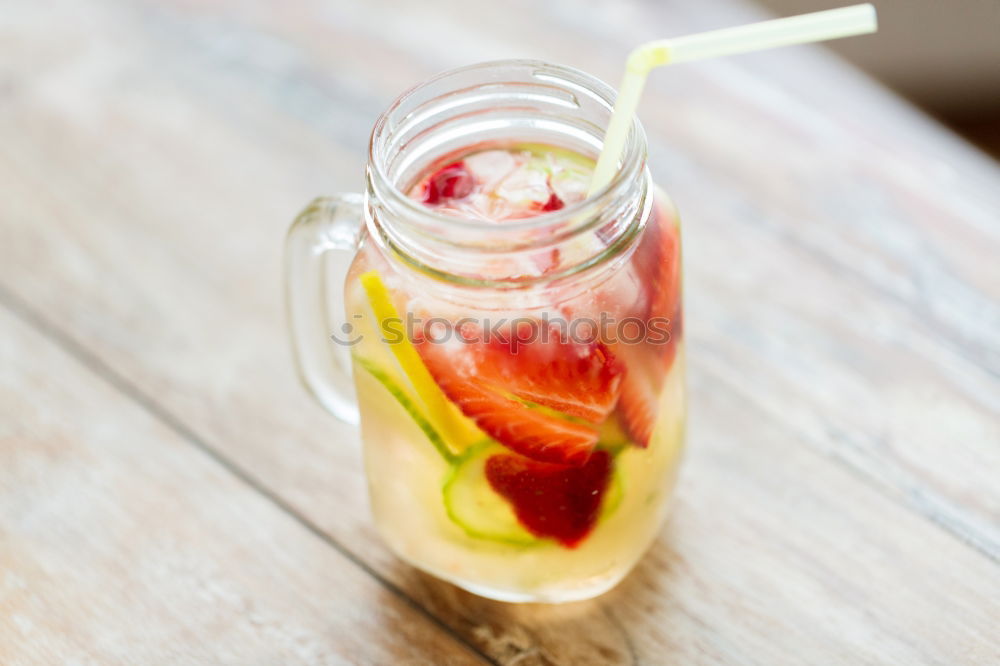 Similar – Image, Stock Photo Jug with berries water and ice cubes