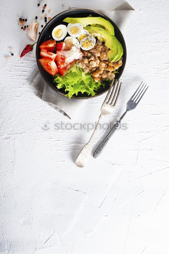 Similar – Image, Stock Photo vegetable noodles Food