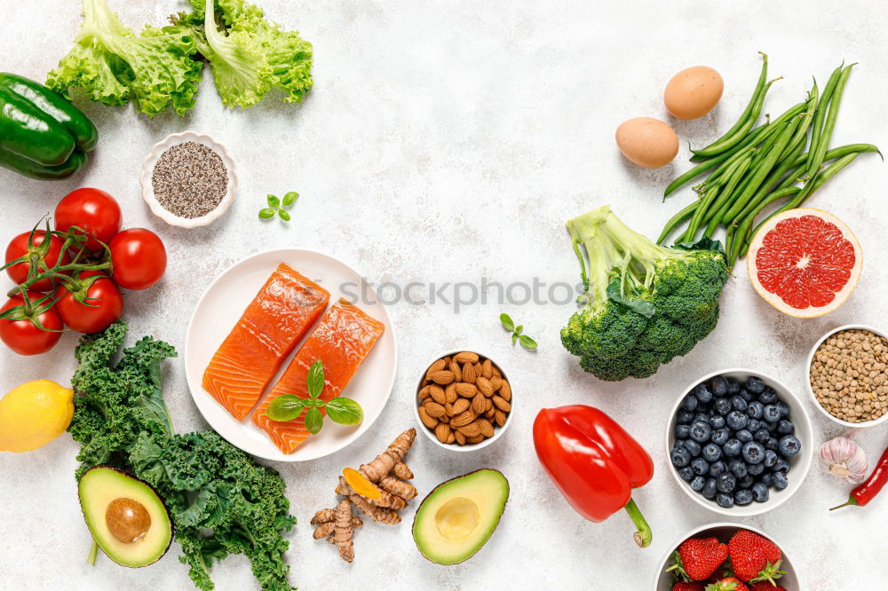 Image, Stock Photo Healthy Smoothie Ingredients and Mixers