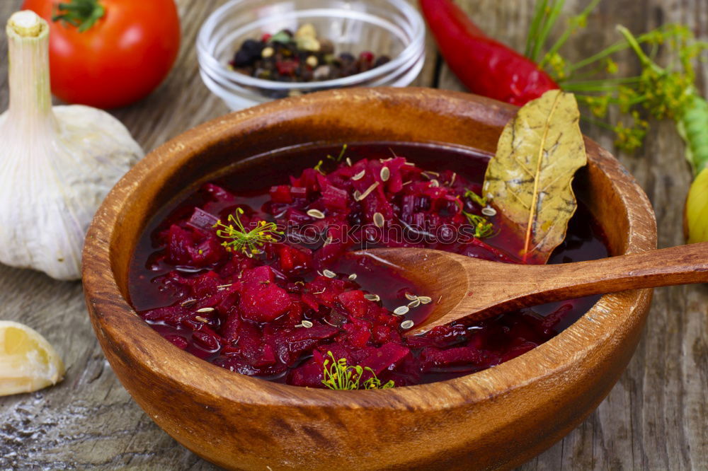 Similar – Beet hummus Food