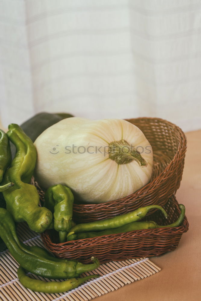 Similar – Fresh kohlrabi on a rustic kitchen table