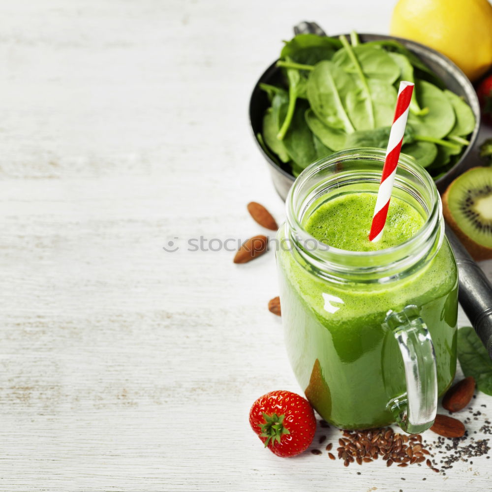 Similar – Image, Stock Photo Bottles with smoothies or juices