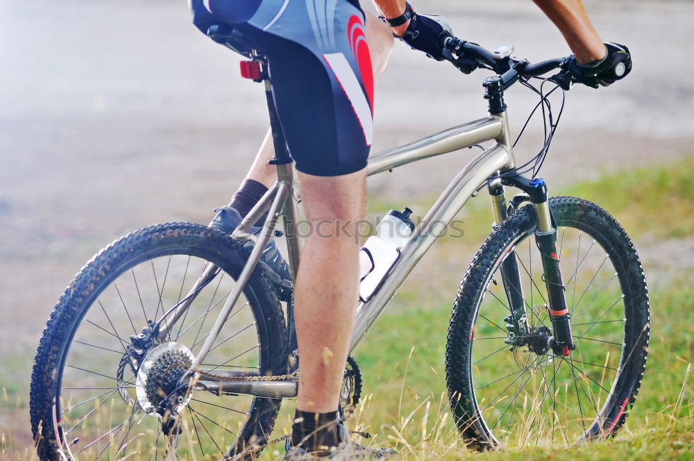 Similar – Image, Stock Photo Woman dressing the wound on her knee with medicine in spray