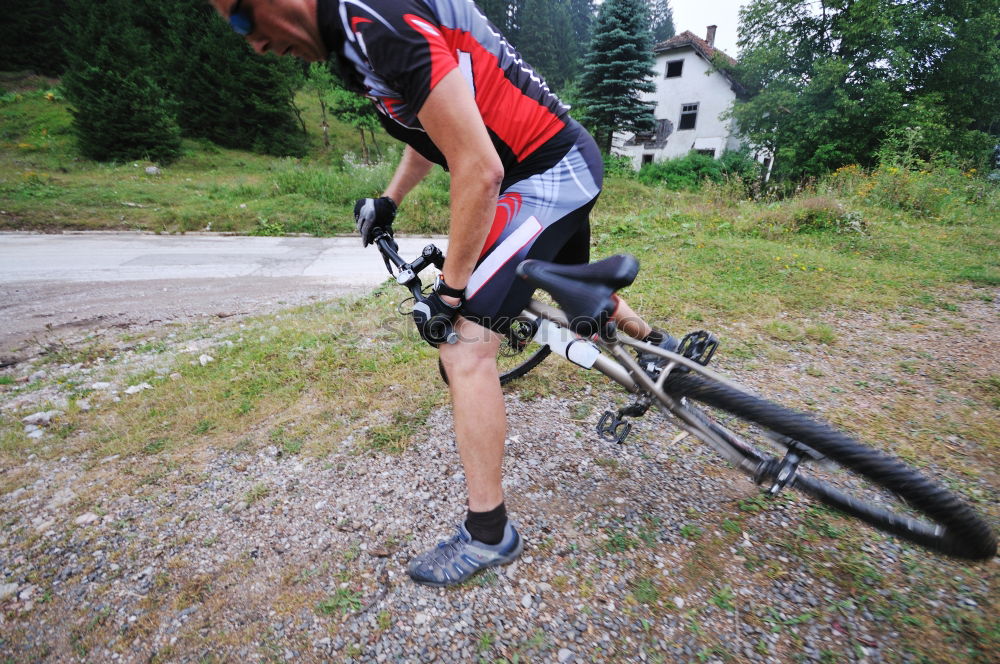 Similar – Image, Stock Photo Jumpin in the bikepark 2