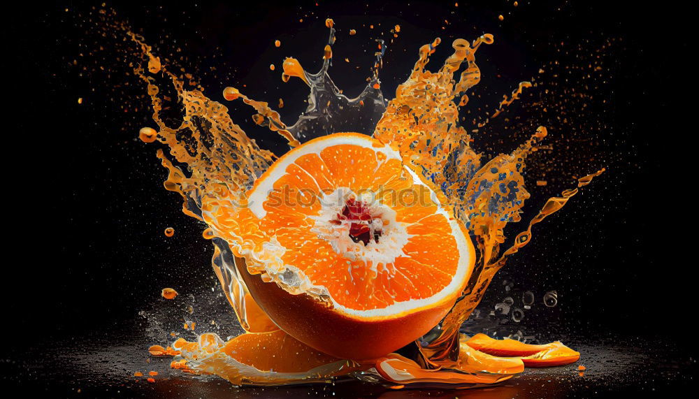 Similar – Image, Stock Photo Fresh cut oranges bio