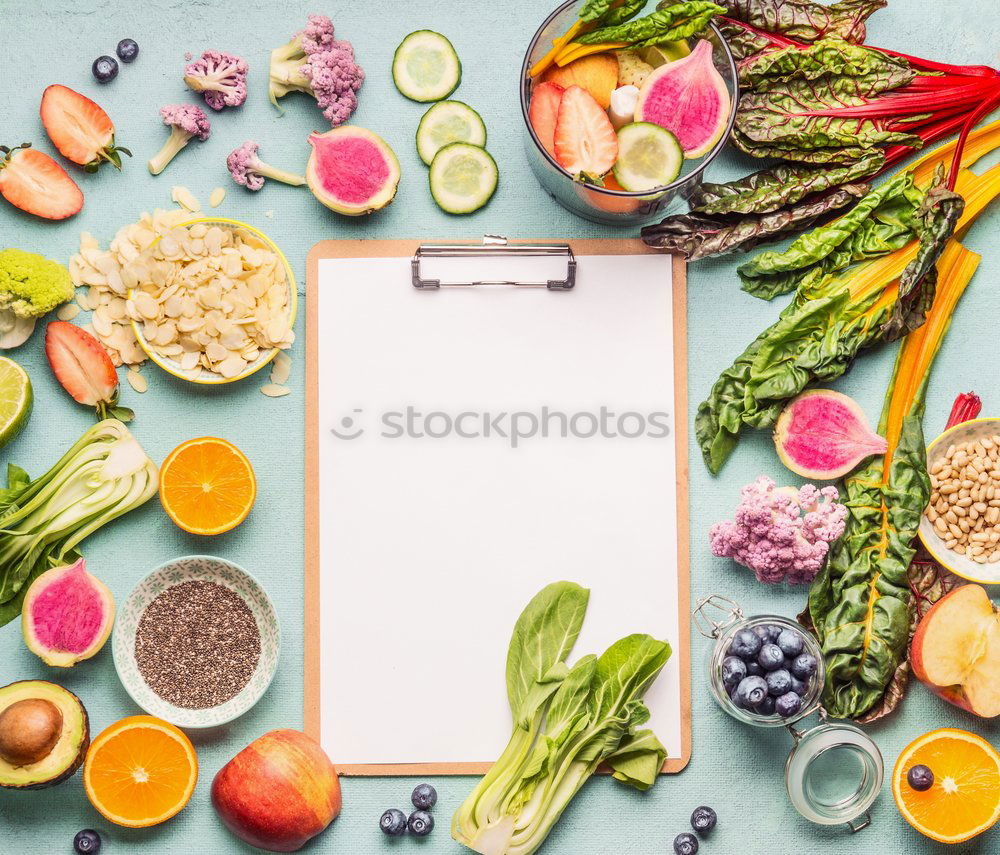 Similar – Image, Stock Photo Healthy Smoothie Ingredients in Mixer