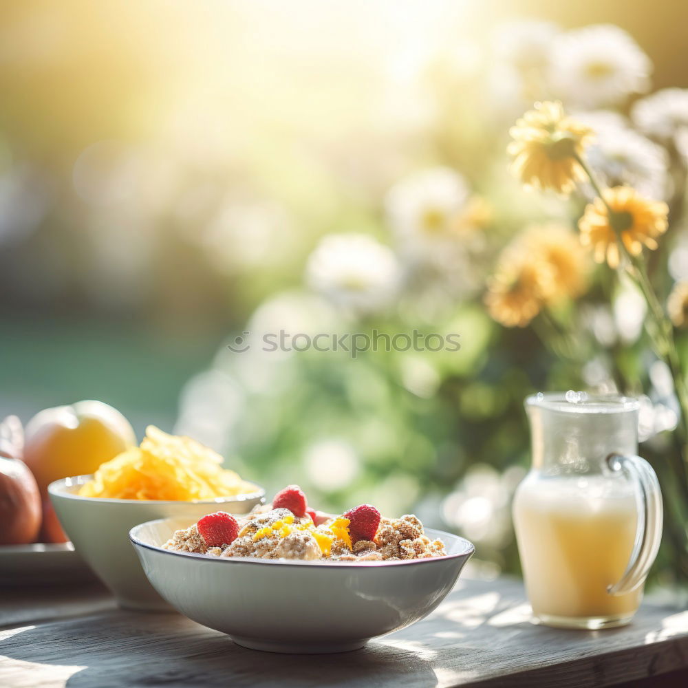 Similar – Image, Stock Photo Healthy drink with Chia seeds water and orange