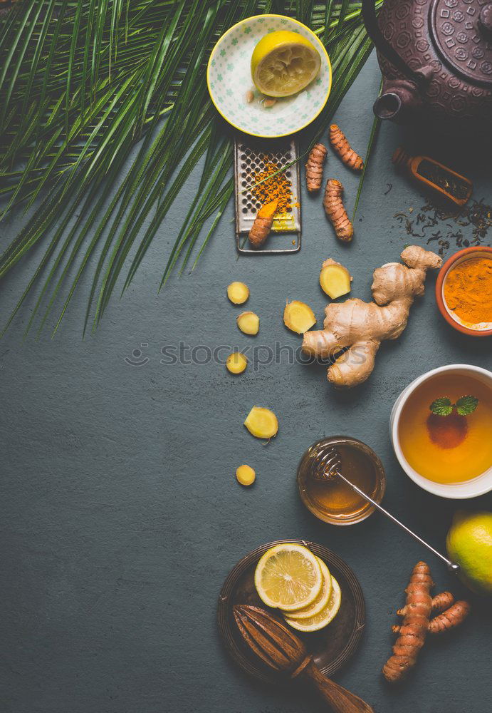 Similar – Herbal tea with turmeric and ginger