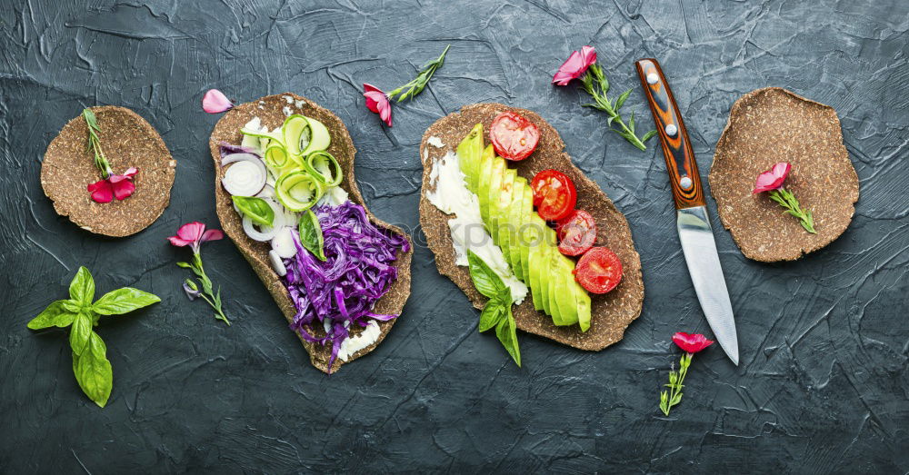 Similar – Image, Stock Photo Green asparagus with ham on plate