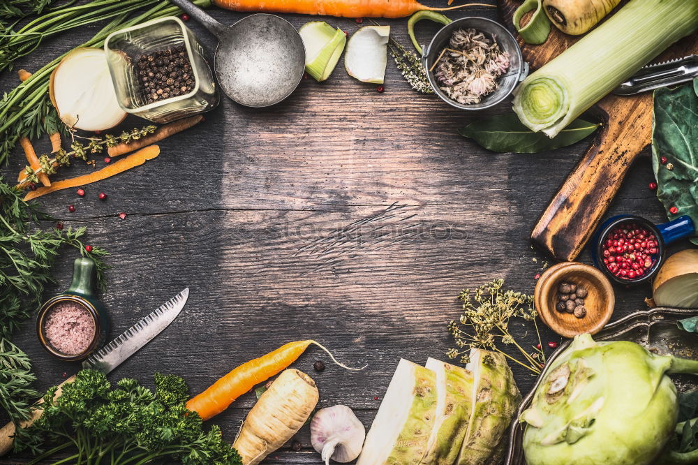 Similar – Image, Stock Photo Cooking with green cabbage