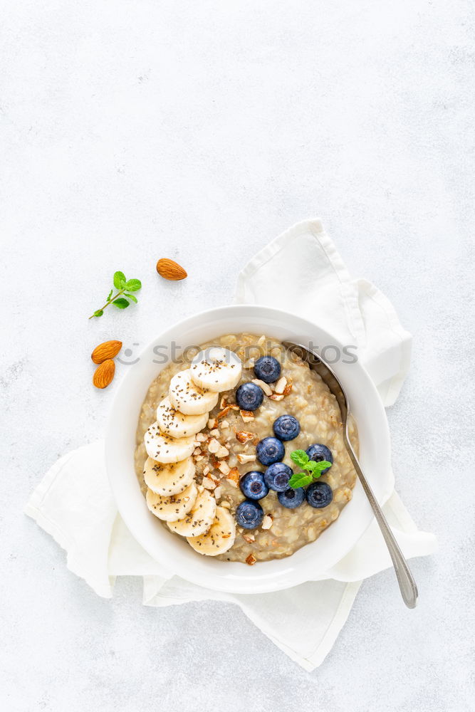 Similar – Porridge with fresh fruits