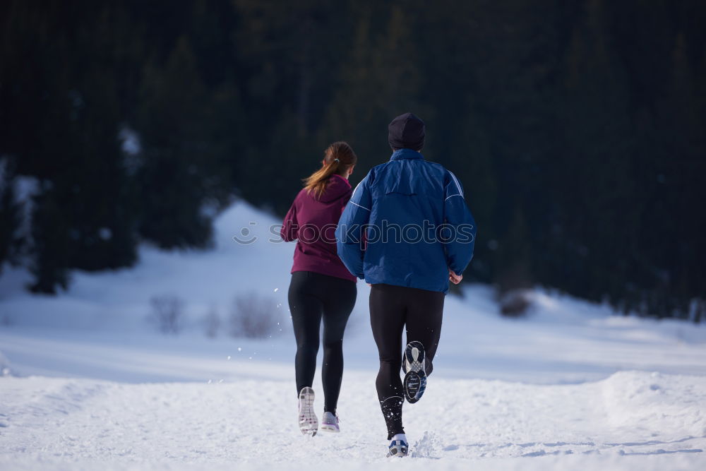 Similar – Image, Stock Photo winter walk Hiking