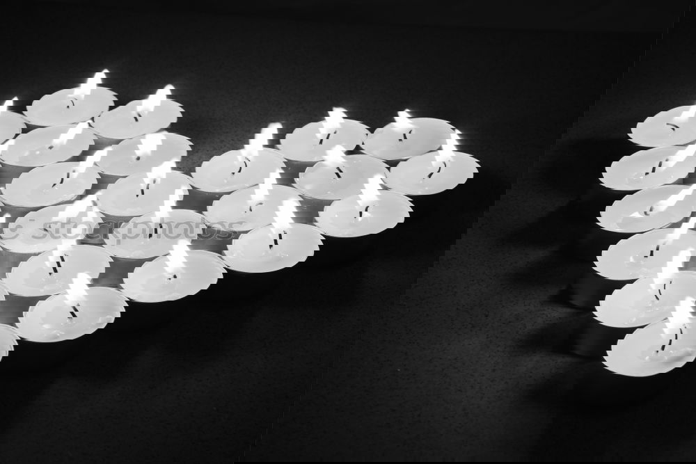 Similar – Image, Stock Photo Square candles Close-up