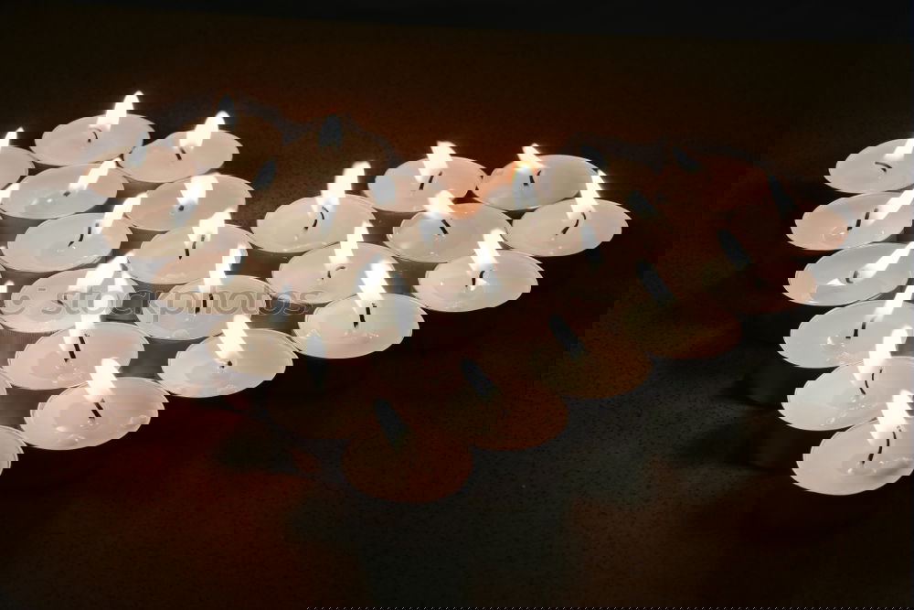 Image, Stock Photo Square candles Close-up