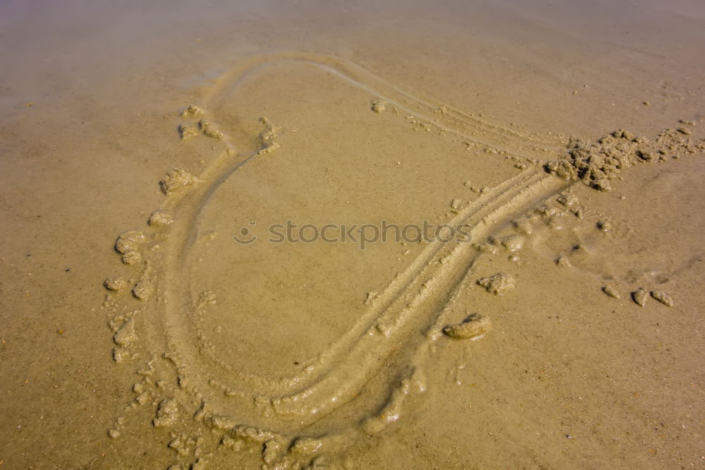 Similar – Foto Bild Fuss heiß Fußspur Sand