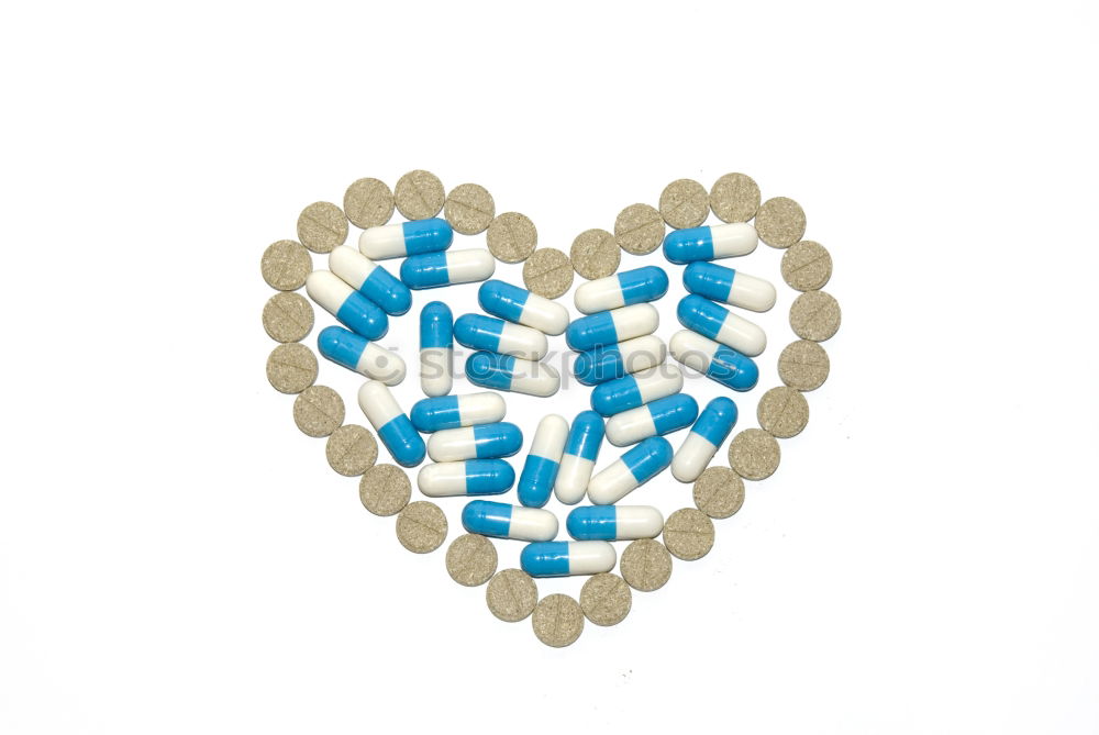 Similar – Image, Stock Photo Pills arranged in heart shape on an orange background