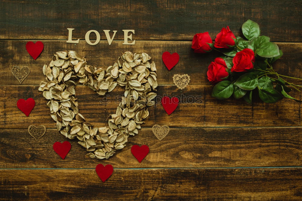 Similar – Image, Stock Photo word love written on the gray wooden surface