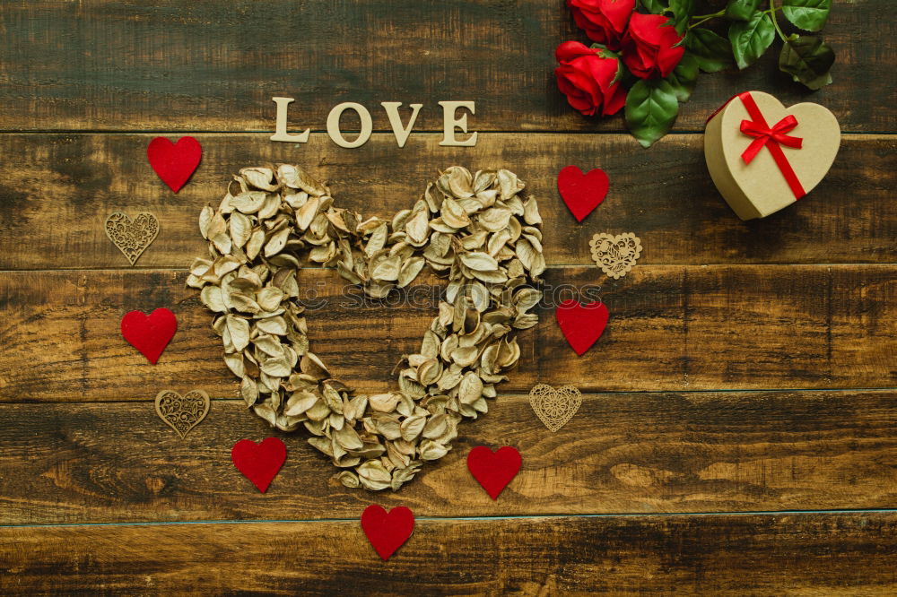 Similar – Image, Stock Photo word love written on the gray wooden surface