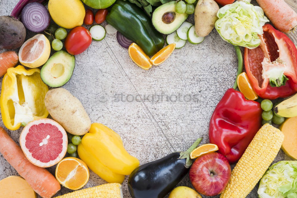 Similar – Image, Stock Photo Healthy eating. Mediterranean diet. Fruits and vegetables