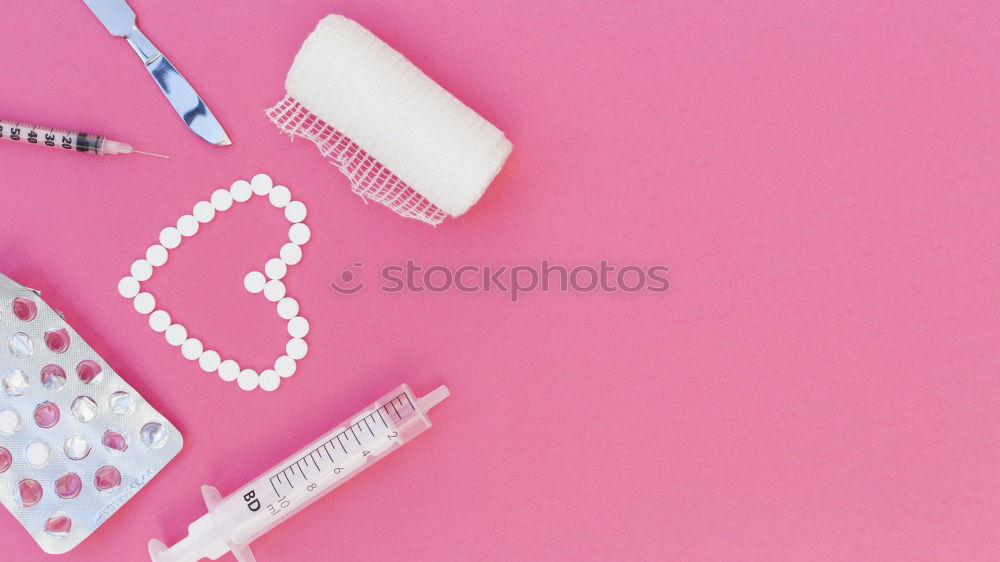 Similar – Image, Stock Photo Red and white things pulled out of red handbag