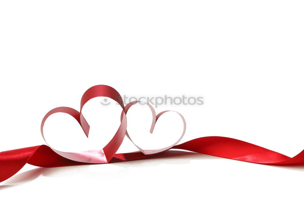 Similar – Image, Stock Photo Red ribbon tied in a bow