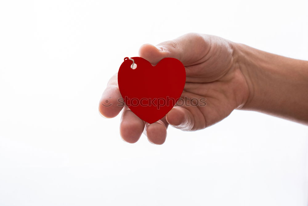 Similar – Image, Stock Photo felt heart Man Adults Hand