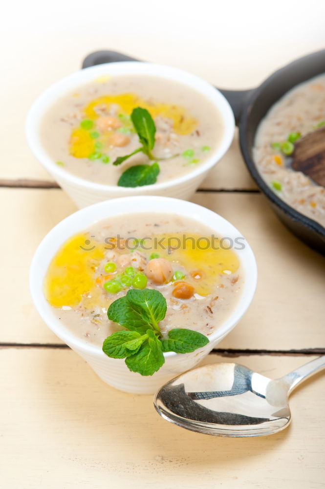 Similar – Image, Stock Photo Woman eating quinoa and vegetables in bowl