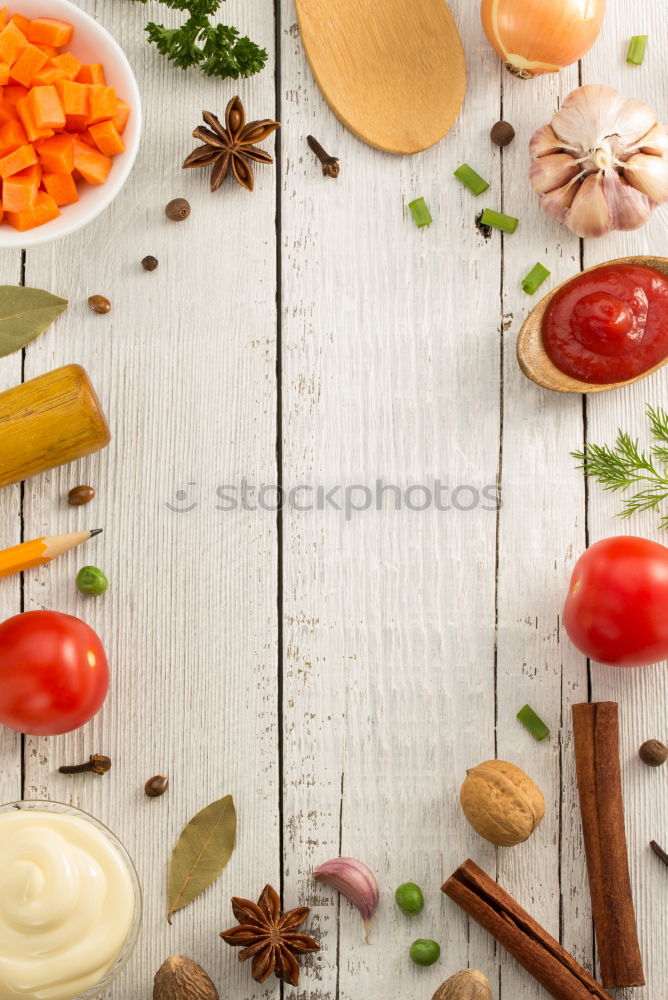 Similar – Image, Stock Photo Pozole red typical mexican food