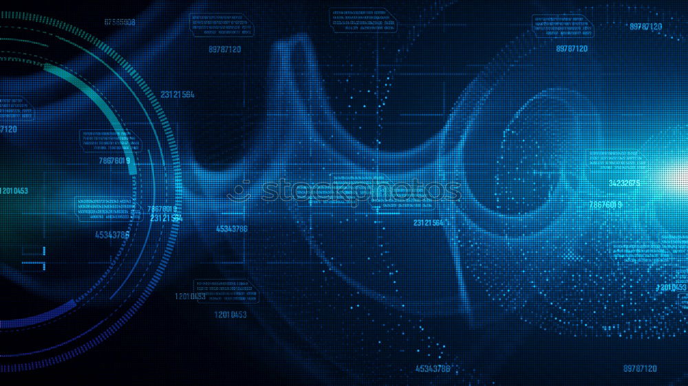Image, Stock Photo Access to personal data. Breaking security system