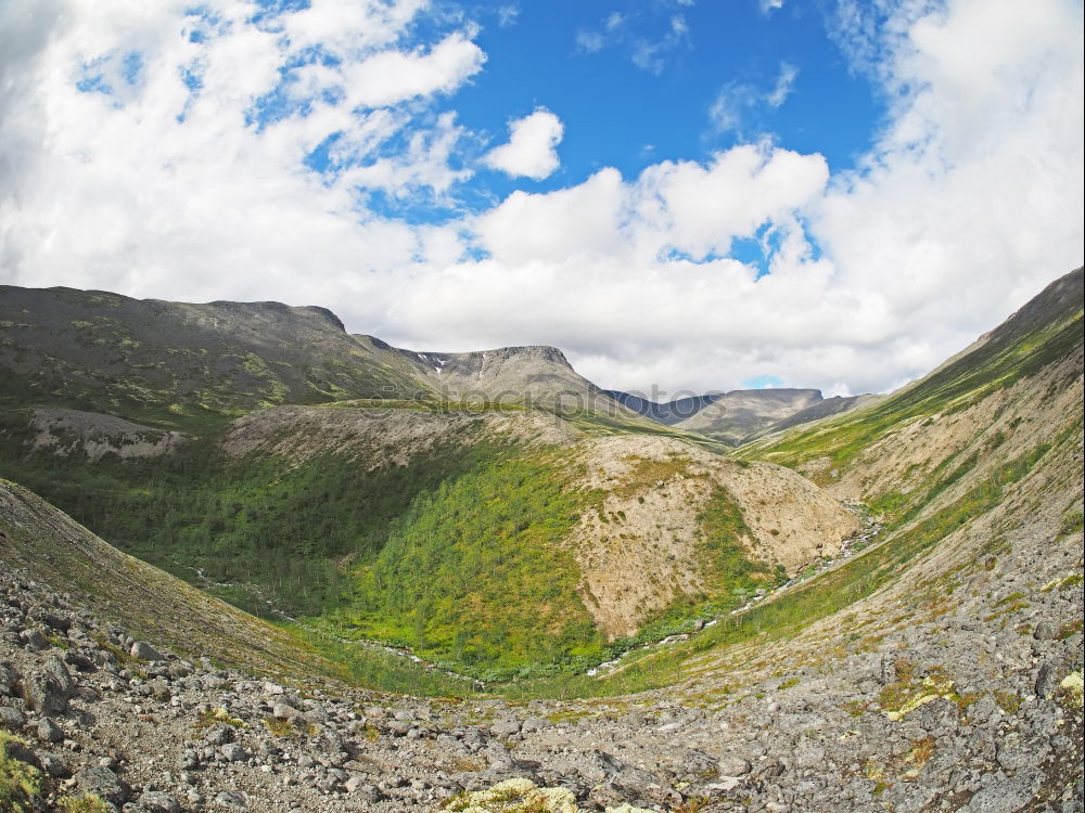 Similar – Image, Stock Photo River in the Andes in Peru