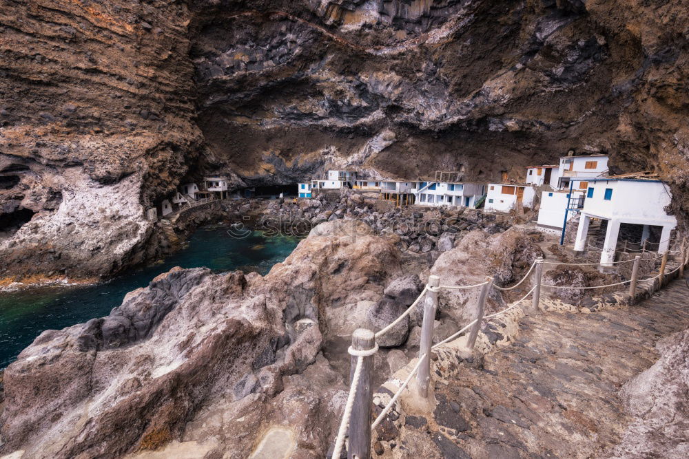 Image, Stock Photo Pirate Cove Rock Waves