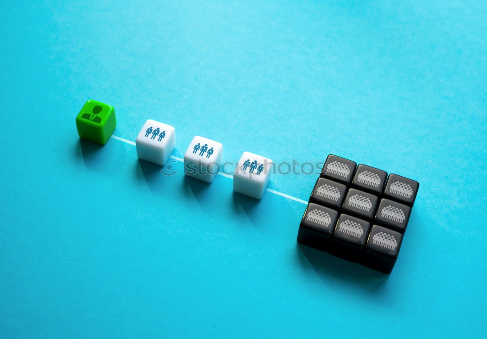 Similar – Image, Stock Photo Dice row with numbers from 1 to 6