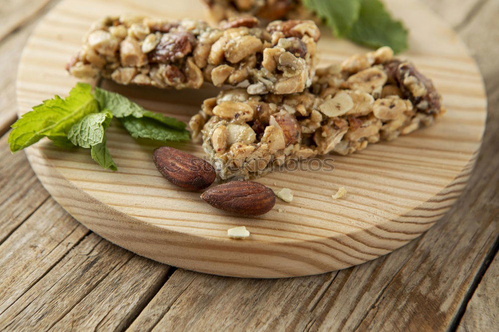 Similar – Image, Stock Photo round cookies made from oat flakes