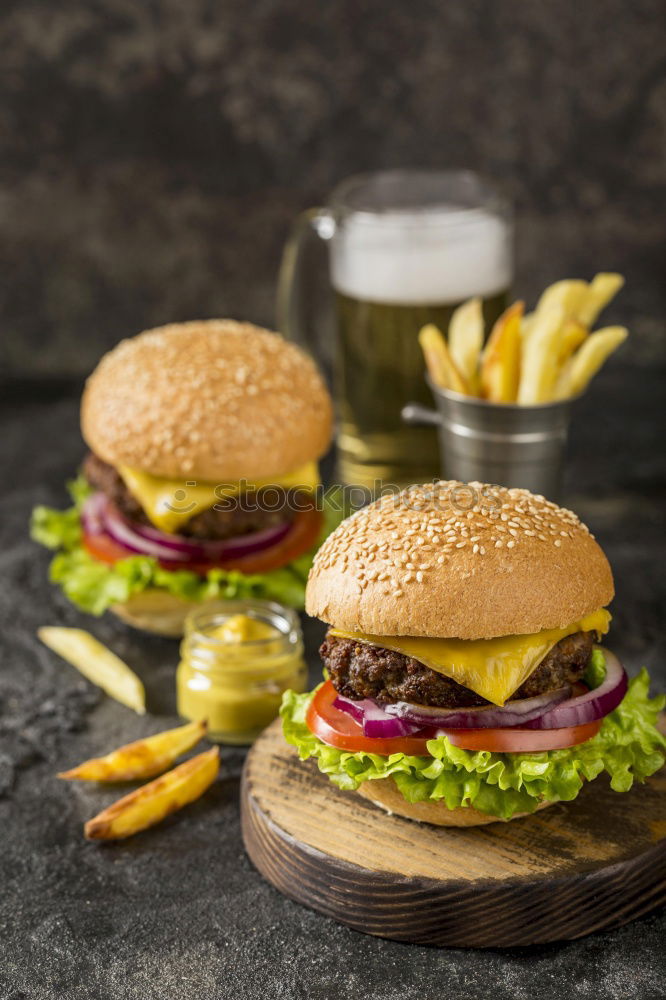 Image, Stock Photo burgers Food Vegetable