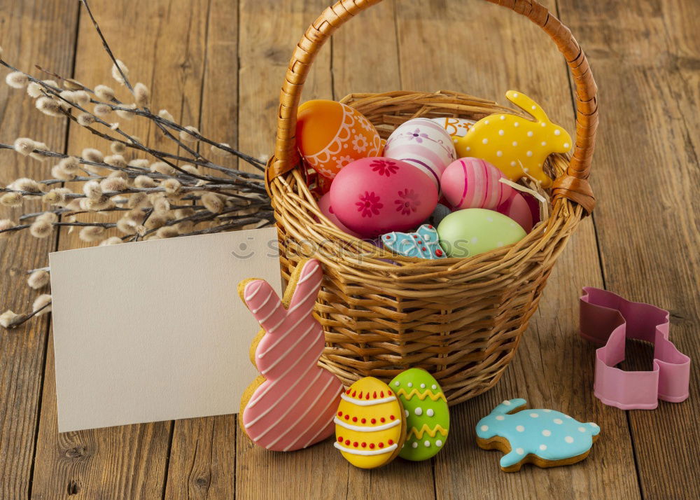 Similar – Image, Stock Photo Easter eggs Spring