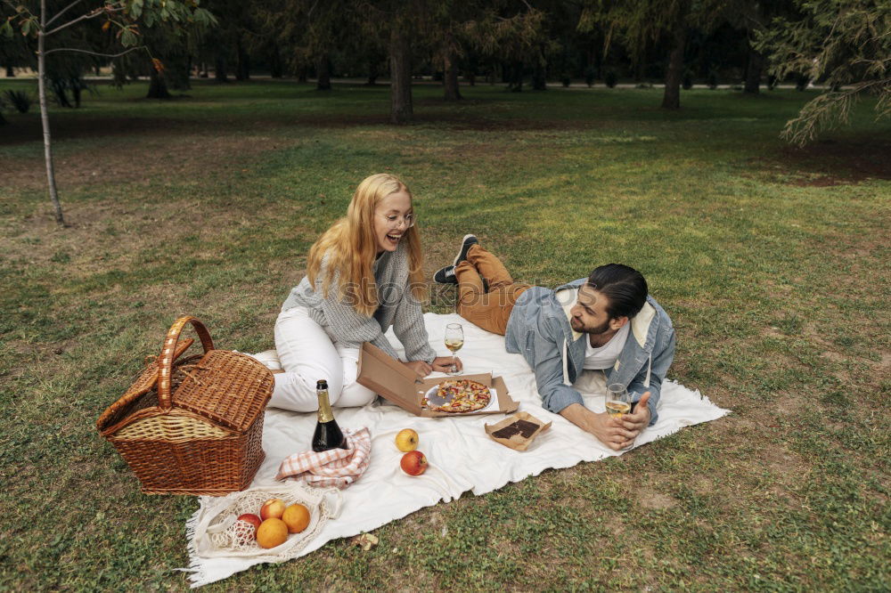 Similar – Image, Stock Photo Family spending vacation time together on a picnic