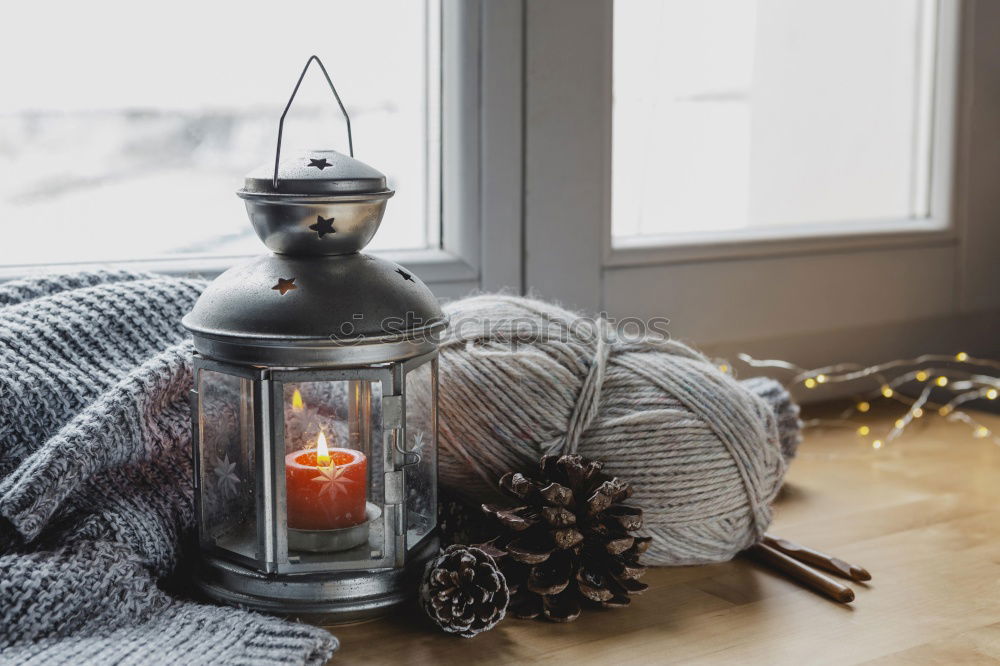 Similar – Image, Stock Photo Advent wreath on the table