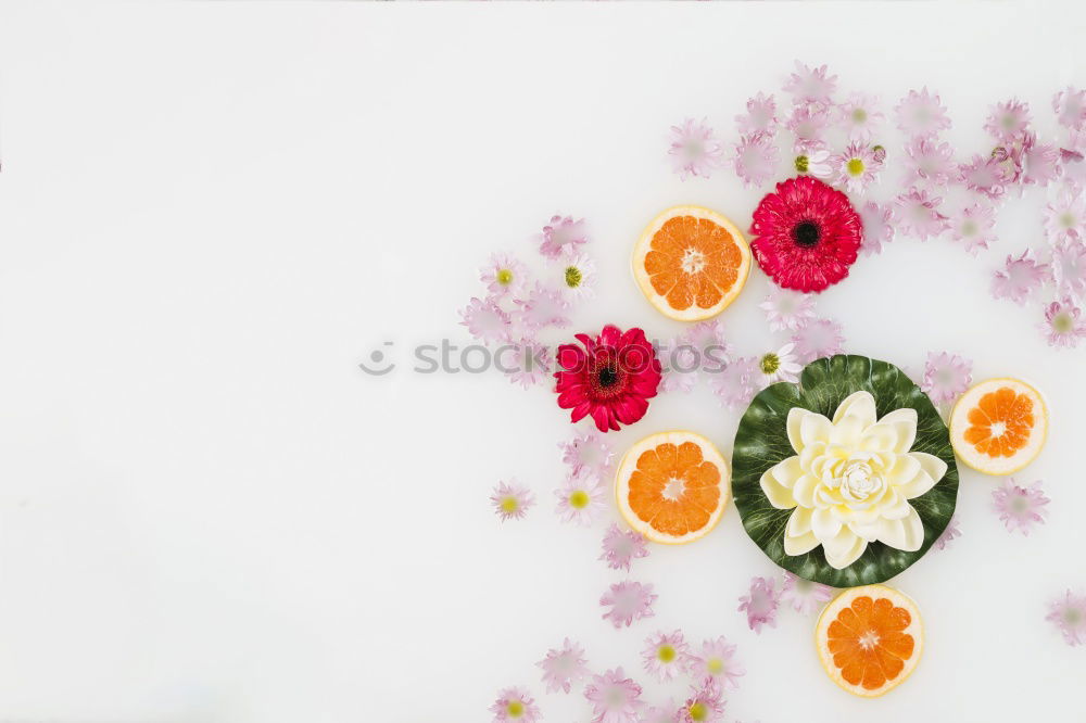 Similar – Image, Stock Photo Coffee cup with bouquet and empty paper card