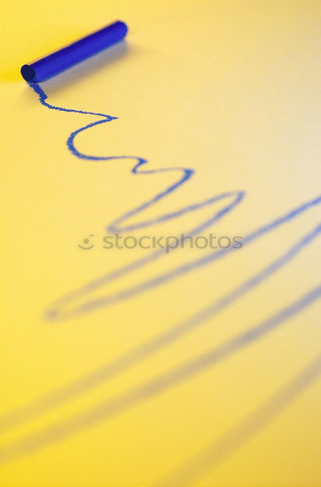 Similar – Image, Stock Photo Forearm and hand with pencil against a yellow background