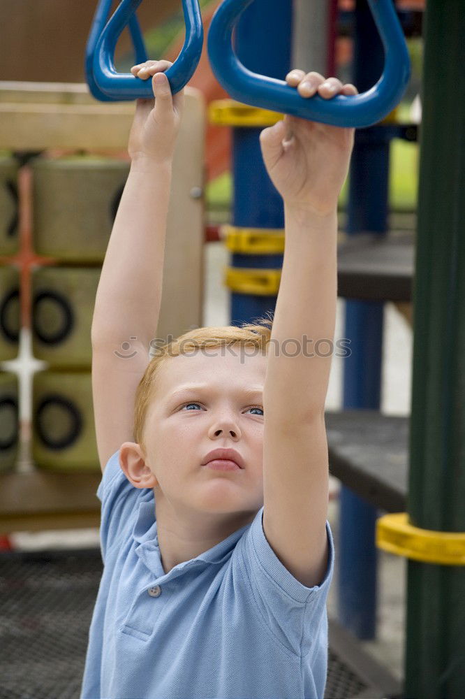 Similar – Image, Stock Photo Happy baby playing with toy blocks.